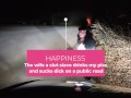 The wife a slut slave drinks my piss and sucks dick on a public road