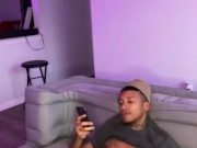 Add My Snapchat: Bigpimpindonn | I Cums So Much While Jacking Off His Fat Dick!