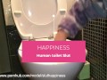 Human toilet slut