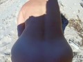 Met a naked sunbathing stranger and fucked her on the beach