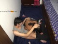 Camel tight pussy gets fucked on the floor - hunter Asia Floor Sex