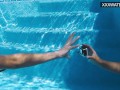 Polina Rucheyok sucks and fucks underwater