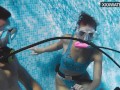 Polina Rucheyok sucks and fucks underwater