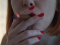 My first ever smoking video + blowjob