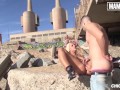 CHICASLOCA - Big Juicy Tits Argentinian Babe Blondie Fesser Gets Assfucked On The Beach - MAMACITAZ