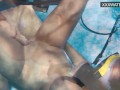 Girls underwater having hardcore sex with Polina Rucheyok