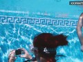 Girls underwater having hardcore sex with Polina Rucheyok