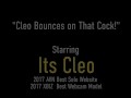 Dick Sucker Its Cleo Wears Hot Shiny Lace While Milking Cum!