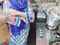 Desi Step-Aunty Fucked By Nephew in Kitchen Step-Aunty Scolding To Nephew Clear Dirty Hindi Talking