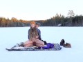 Sex on a frozen lake - RosenlundX - 4K