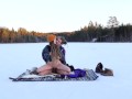 Sex on a frozen lake - RosenlundX - 4K