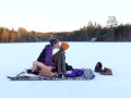 Sex on a frozen lake - RosenlundX - 4K