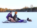 Sex on a frozen lake - RosenlundX - 4K