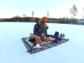 Sex on a frozen lake - RosenlundX - 4K