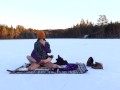 Sex on a frozen lake - RosenlundX - 4K