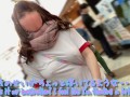 【Ｉカップ変態女子大生とうふ】ノーブラランニング中野の商店街を体操着ブルマで疾走したら衝撃の結末に・・・💖