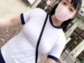 【Ｉカップ変態女子大生とうふ】ノーブラランニング渋谷で体操着ブルマでセンター街を疾走・後編💖