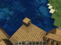 How to build a small (fishermans) house on water in Minecraft