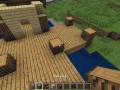 How to build a small (fishermans) house on water in Minecraft