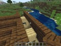 How to build a small (fishermans) house on water in Minecraft