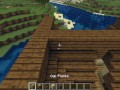 How to build a small (fishermans) house on water in Minecraft