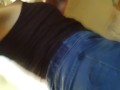 Smoking for you, in pantie hose before my shower