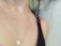 Smoking for you, in pantie hose before my shower