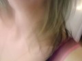 Smoking for you, in pantie hose before my shower