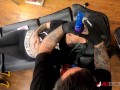 River Dawn Ink gets some new ink then gets fucked