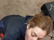 Ex-College Roommate Visits for One Final Blowjob from Heather Kane!