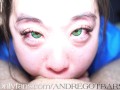 Green Eyes ASIAN NURSE deepthroat crying POV blowjob for her patient! ( sukisukigirl )