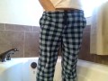 Jacking Off Threw Boxers Before Wetting