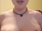 smoke and stroke with me- 420 arousal joi- busty pawg nymphomaniac cum together tit play loving