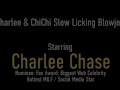 ChiChi Medina and Charlee Chase Give You A Double Blowjob!