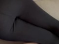 Please cum on my legging and small tits 