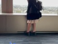 【縦動画&主観】遠隔バイブデートでムラムラが抑えられなくなった結果 Japanese gal with remote sex toy in public downtown