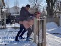 Public Sex in the Snow For Everyone to Watch