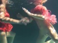 Mihalkova and Siskina and other babes underwater naked
