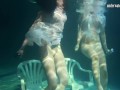 Mihalkova and Siskina and other babes underwater naked