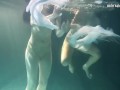 Mihalkova and Siskina and other babes underwater naked
