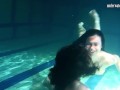 Mihalkova and Siskina and other babes underwater naked