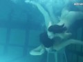 Mihalkova and Siskina and other babes underwater naked
