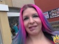 PublicSexDate - Curvy Aviva Rocks Sucks Date's Cock in Public