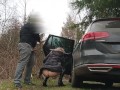 Real czech milf want to be fucked on public truck parking Do not cum inside i will piss it fake taxi