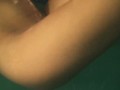 Sexy underwater masturbation with orgasms