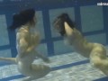 Underwater sexiest babes ever touching tits