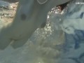 Underwater sexiest babes ever touching tits