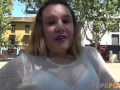 Chubby babe wants to be a star!!! A porn career's beginning with Dinamita