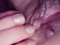 Big Pink Clit Big Dark Lips masturbation