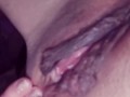 Big Pink Clit Big Dark Lips masturbation